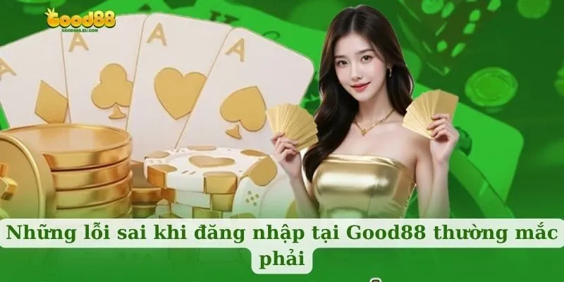Những lỗi sai khi đăng nhập tại Good88 thường mắc phải